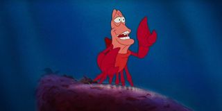 Sebastian the crab in The Little Mermaid