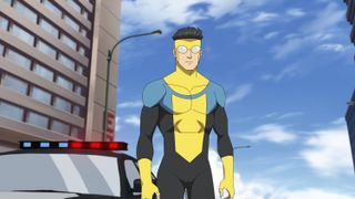 The character of Invincible in Prime Video show Invincible