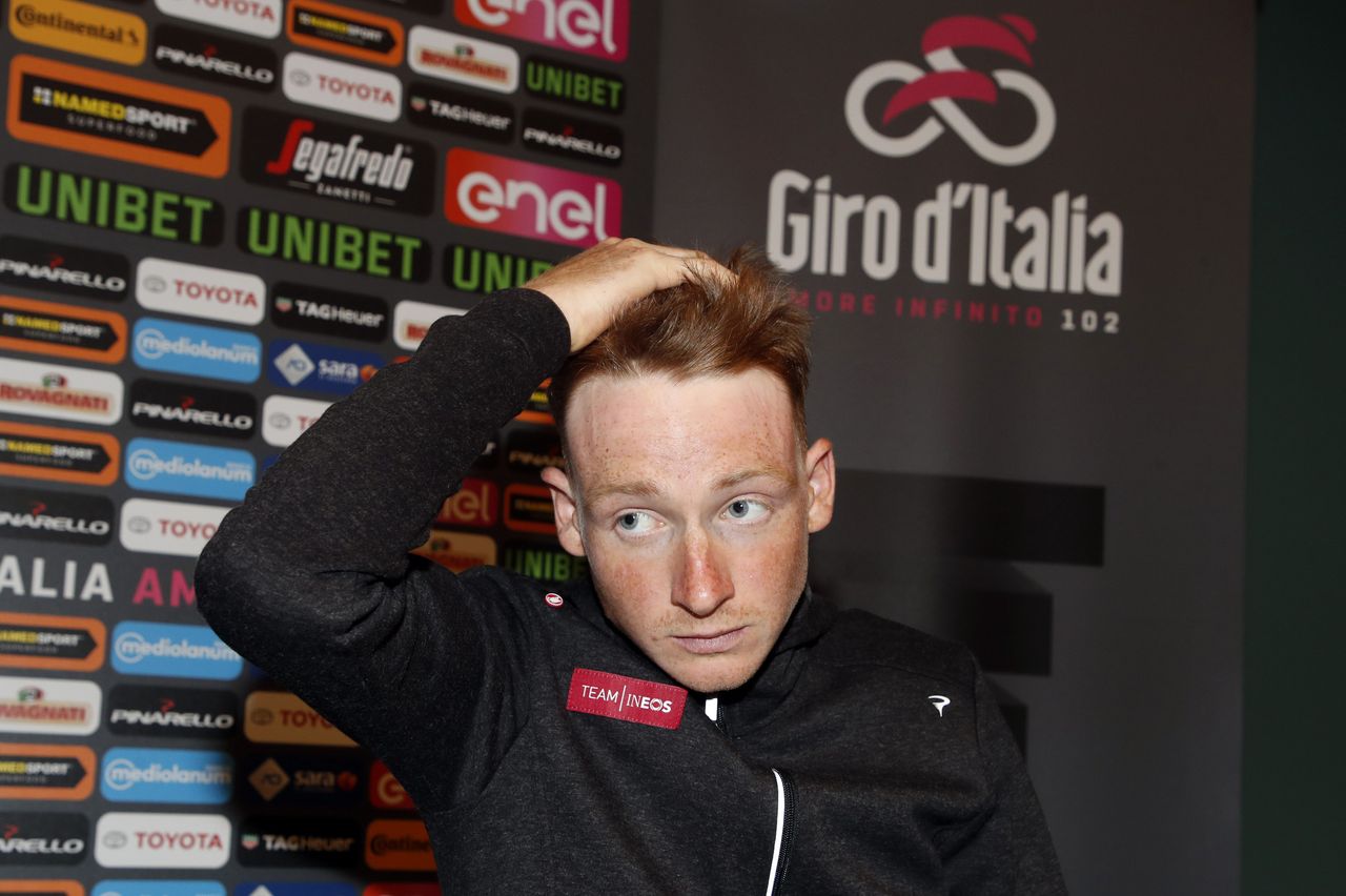 Tao Geoghegan Hart ahead of the Giro d'Italia