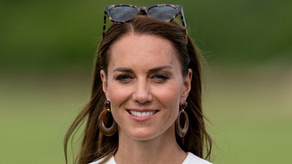 Kate Middleton's social media trick revealed, seen here during the Out-Sourcing Inc. Royal Charity Polo Cup 2022 at Guards Polo Club on July 6, 2022 in Egham, England.