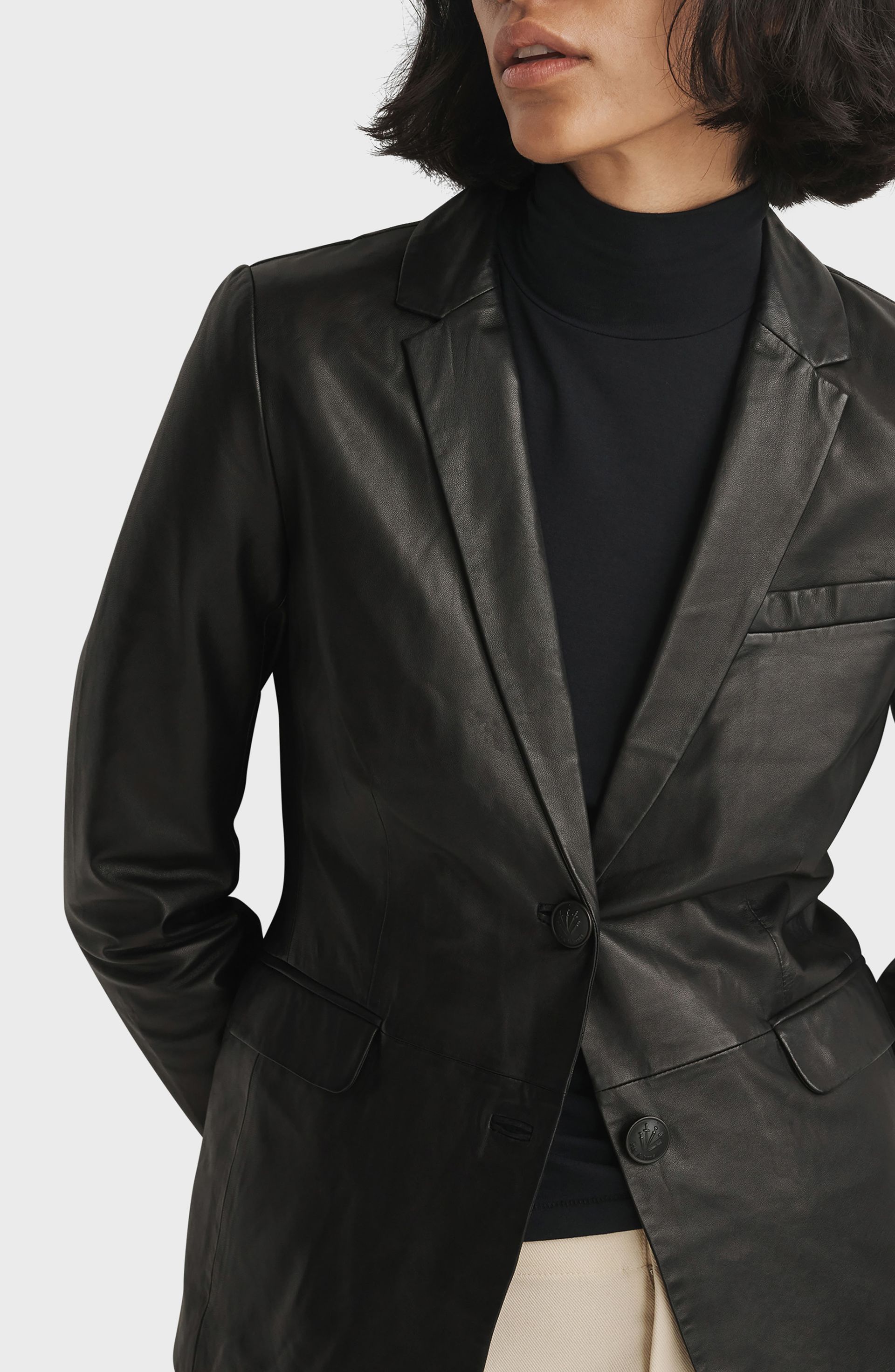 Razor Leather Blazer