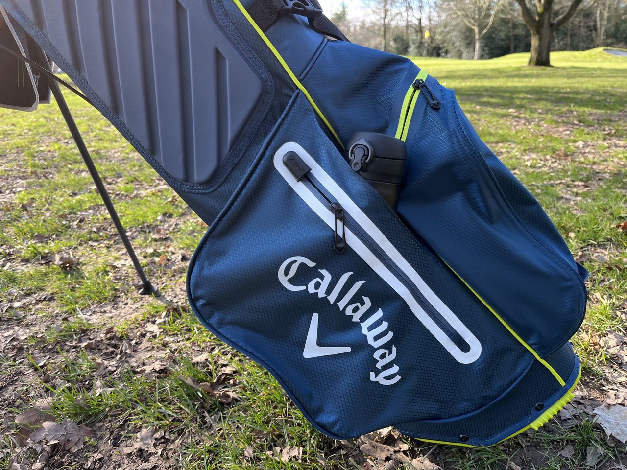 The cooler pocket on the Callaway 2023 Fairway C HD stand bag
