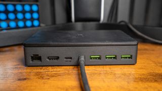 Connectivity ports on back