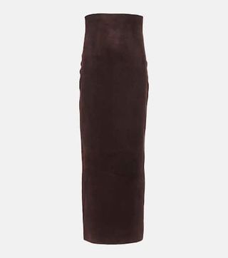 Loxley Suede Pencil Skirt