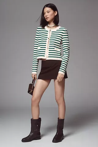 Nvlt Striped Sweater Lady Jacket