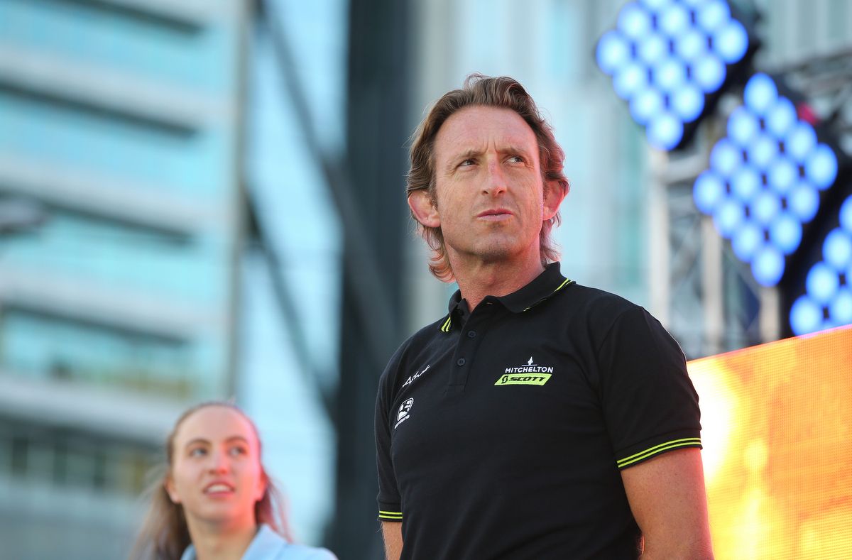 Mitchelton-Scott DS Matt White at the team presentation