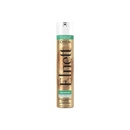 L'oreal Paris Elnett Satin Extra Strong Hold Light Hairspray, Unscented, 11 Oz