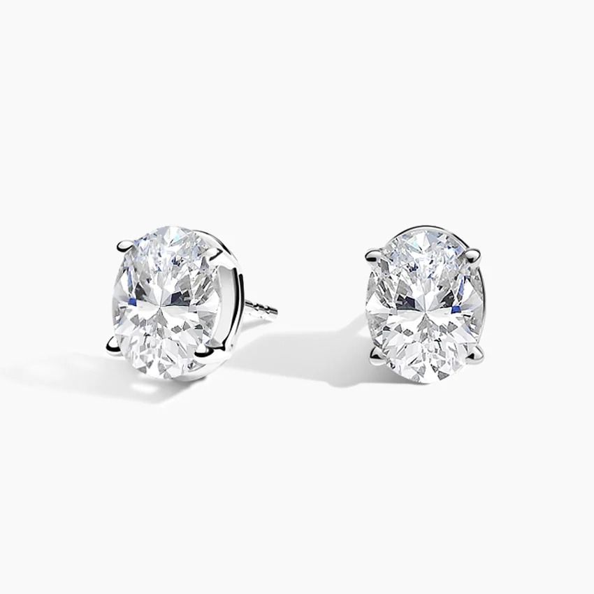 Brilliant Earth, Oval Lab Grown Diamond Stud Earrings
