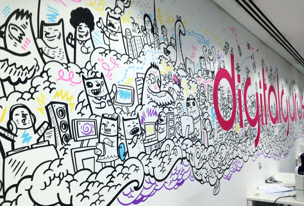 14 incredibly cool office murals Creative Bloq