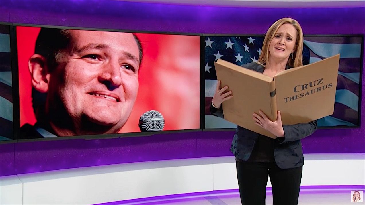 Sam Bee bids a sad farewell to Ted Cruz