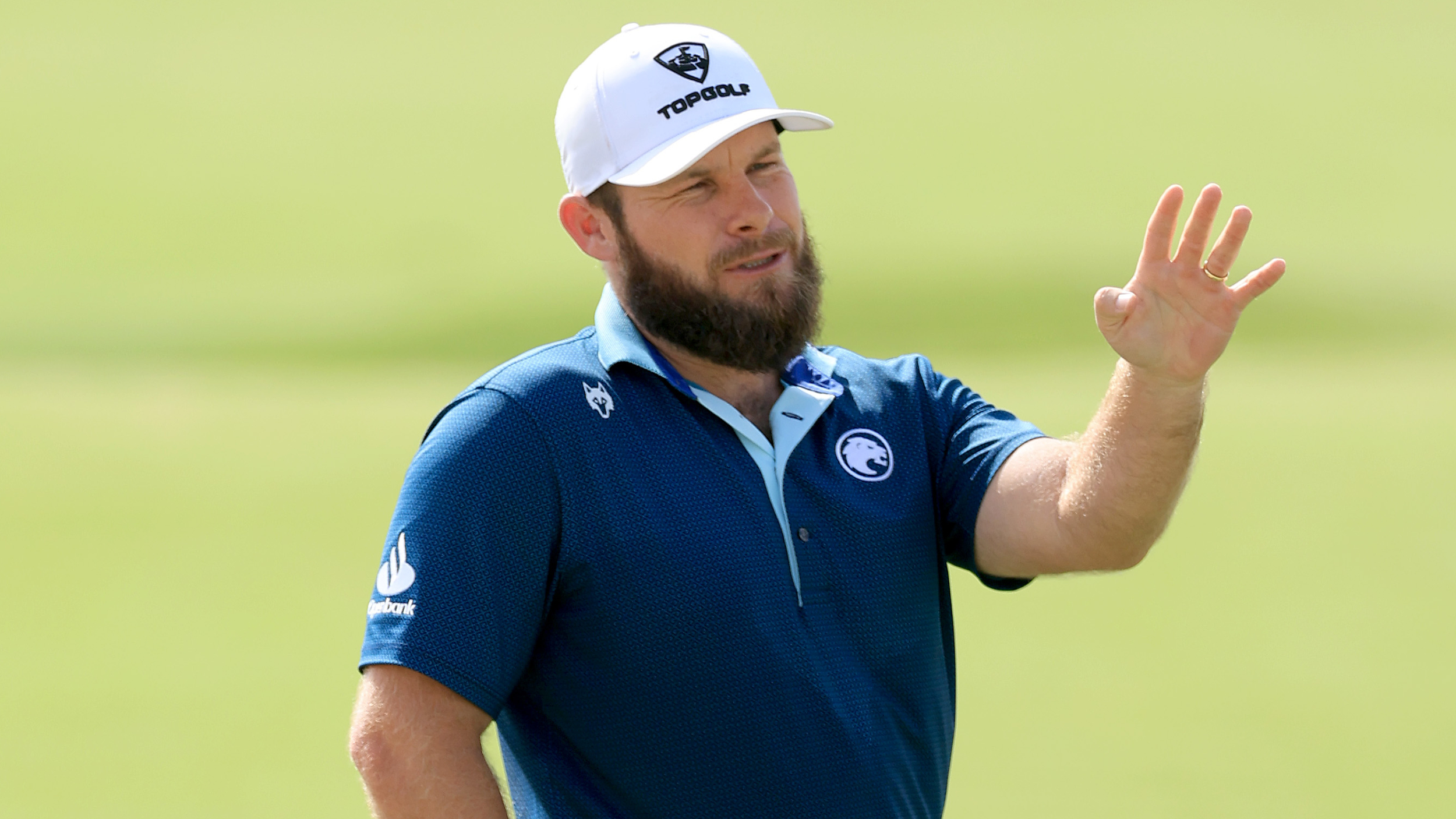 Tyrrell Hatton at the Abu Dhabi HSBC Championship