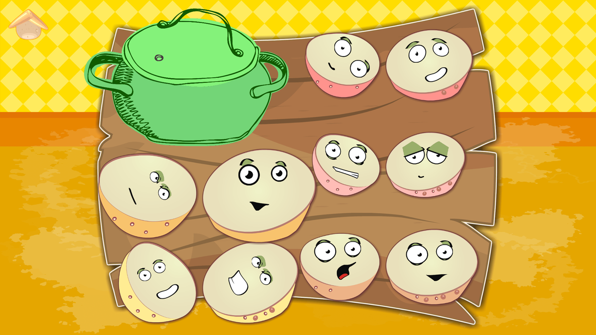 There are so many potato emotions on display here. I can see anguish, anger, relaxation and even happiness.
