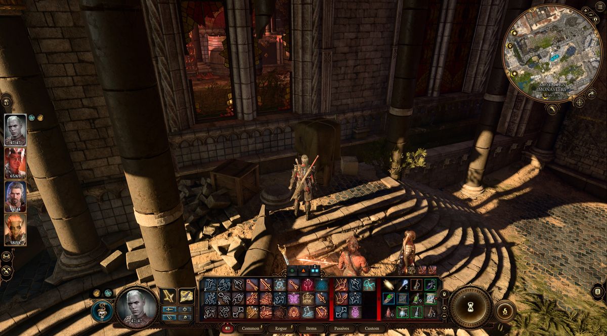Rosymorn Monastery windows for breaking in