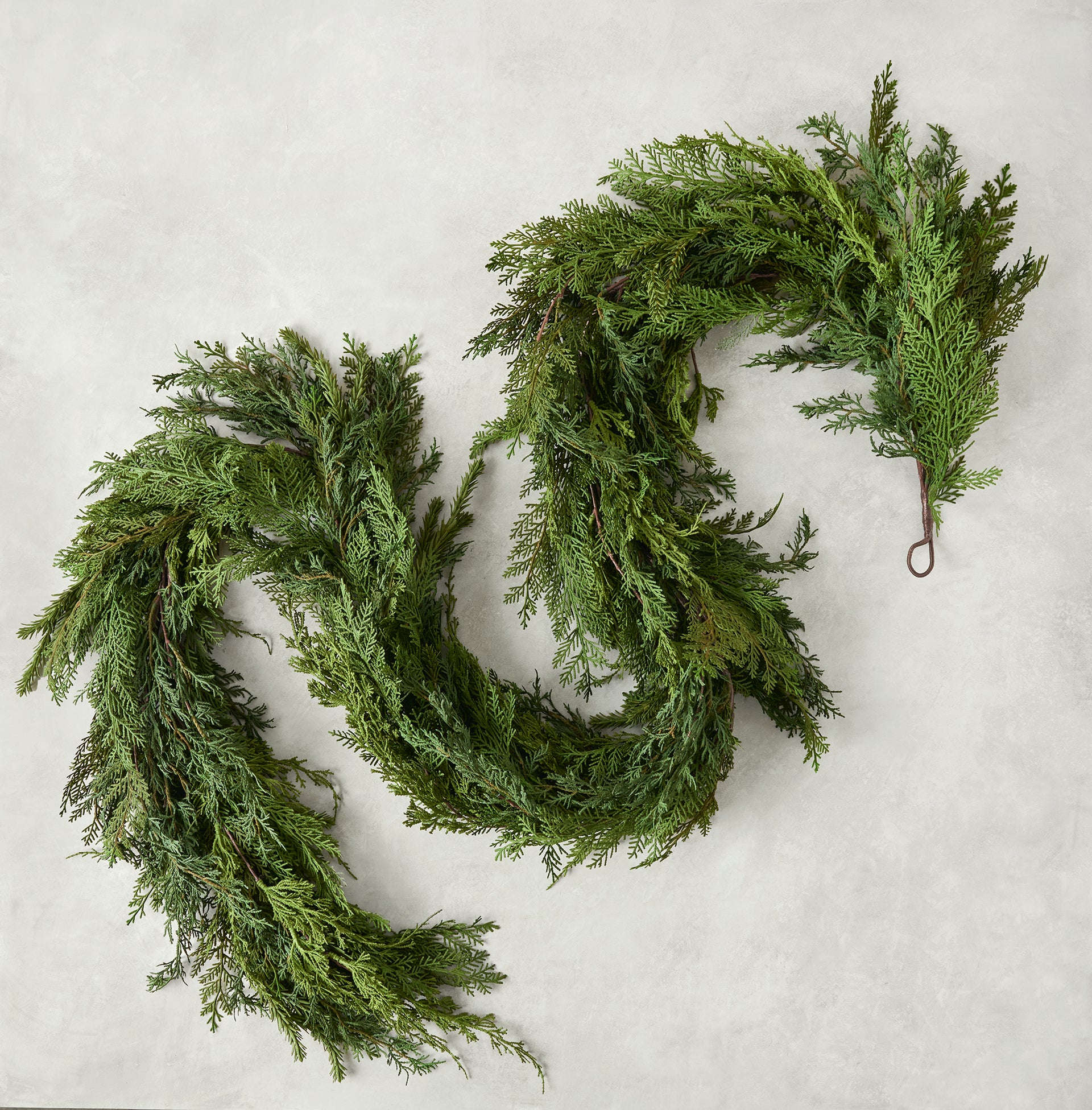 Real Touch Cedar Mix Oversized Garland - 100&quot;