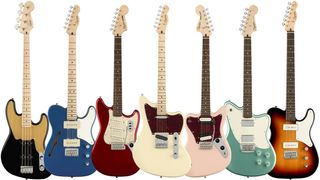 Squier Paranormal Series electric guitars and basses