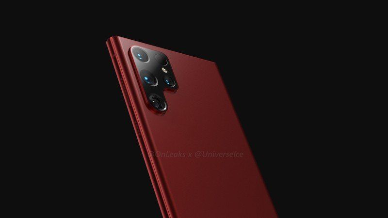 Samsung Galaxy S22 Ultra Leak Camera Housing