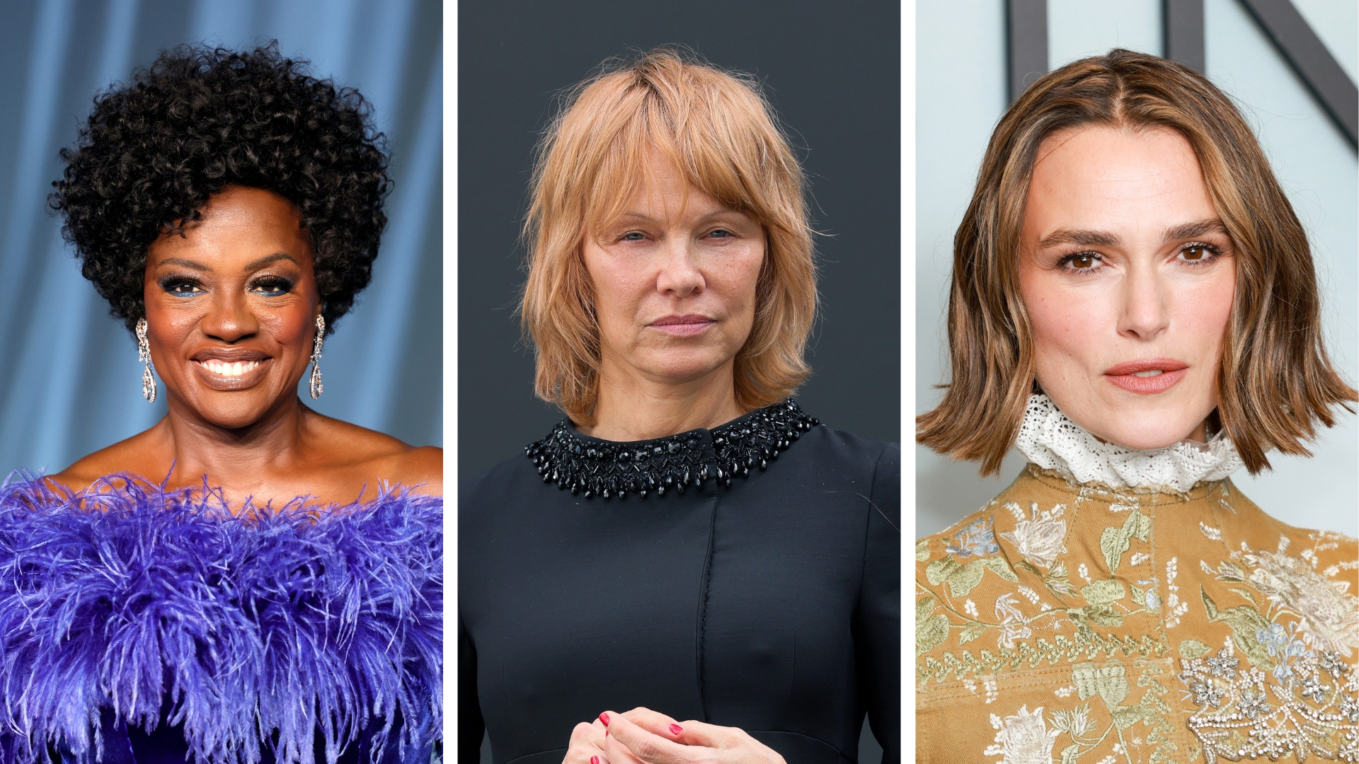 A roundup of 2026 hair trends, as seen on celebs: on the left, Viola Davis is pictured with voluminous curls in an afro-style, and wearing a blue dress with a fluffy trim at the 5th Annual Academy Museum Gala at the Academy Museum of Motion Pictures on October 18, 2025 in Los Angeles, California. In the middle, is a picture of Pamela Anderson, seen with soft copper hair and wearing a black dress at the Valentino show as part of Paris Fashion Week on October 05, 2025 in Paris, France. And finally, on the right is a picture of Keira Knightley, seen with a tousled bob and wearing floral, collared high-neck dress at the Netflix' &amp;quot;The Woman in Cabin 10&amp;quot; London special screening held at BAFTA on September 25, 2025 in London, England. (Photo by Netflix' &amp;quot;The Woman in Cabin 10&amp;quot; London special screening held at BAFTA on September 25, 2025 in London, England.