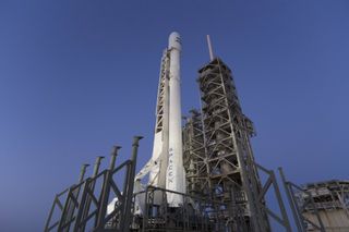 Falcon 9 and SES-10 on the Pad