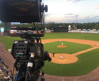 Chelmsfort TeleMedia has all the bases covered for its coverage of the Lowell  Spinners with Hitachi’s Z-HD5500 cameras.