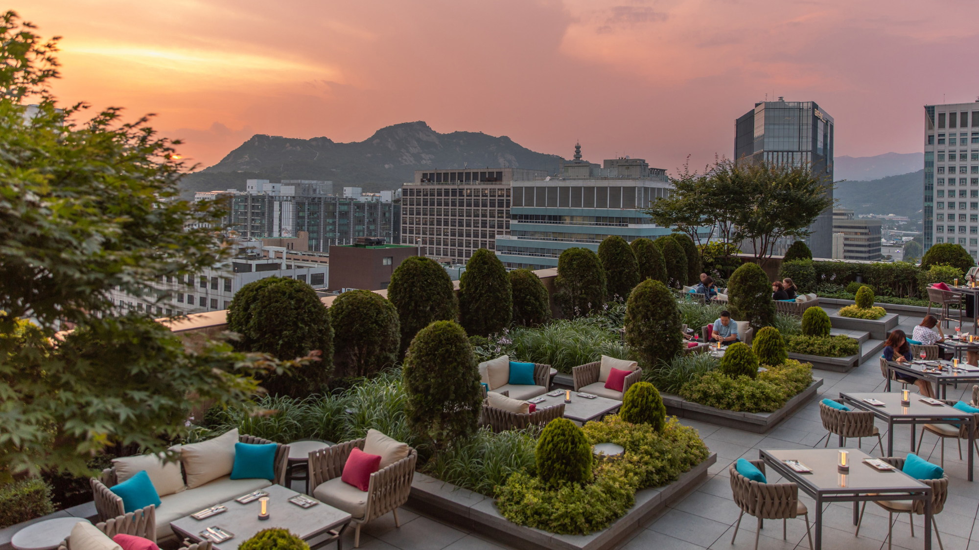 Four Seasons Seoul rooftop restaurant