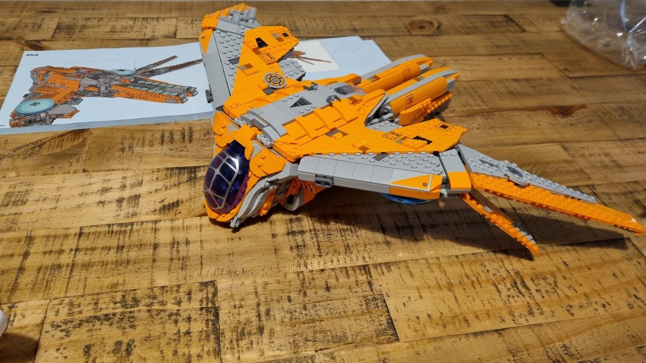 Lego Marvel The Guardians&rsquo; Ship (76193)_build in progress 4_Andy Hartup