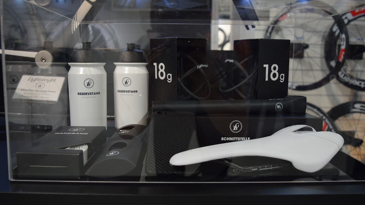 As well as wheels and frames, Lightweight offer an array of accessories including bottle cages that weigh in at a claimed 18 grams each