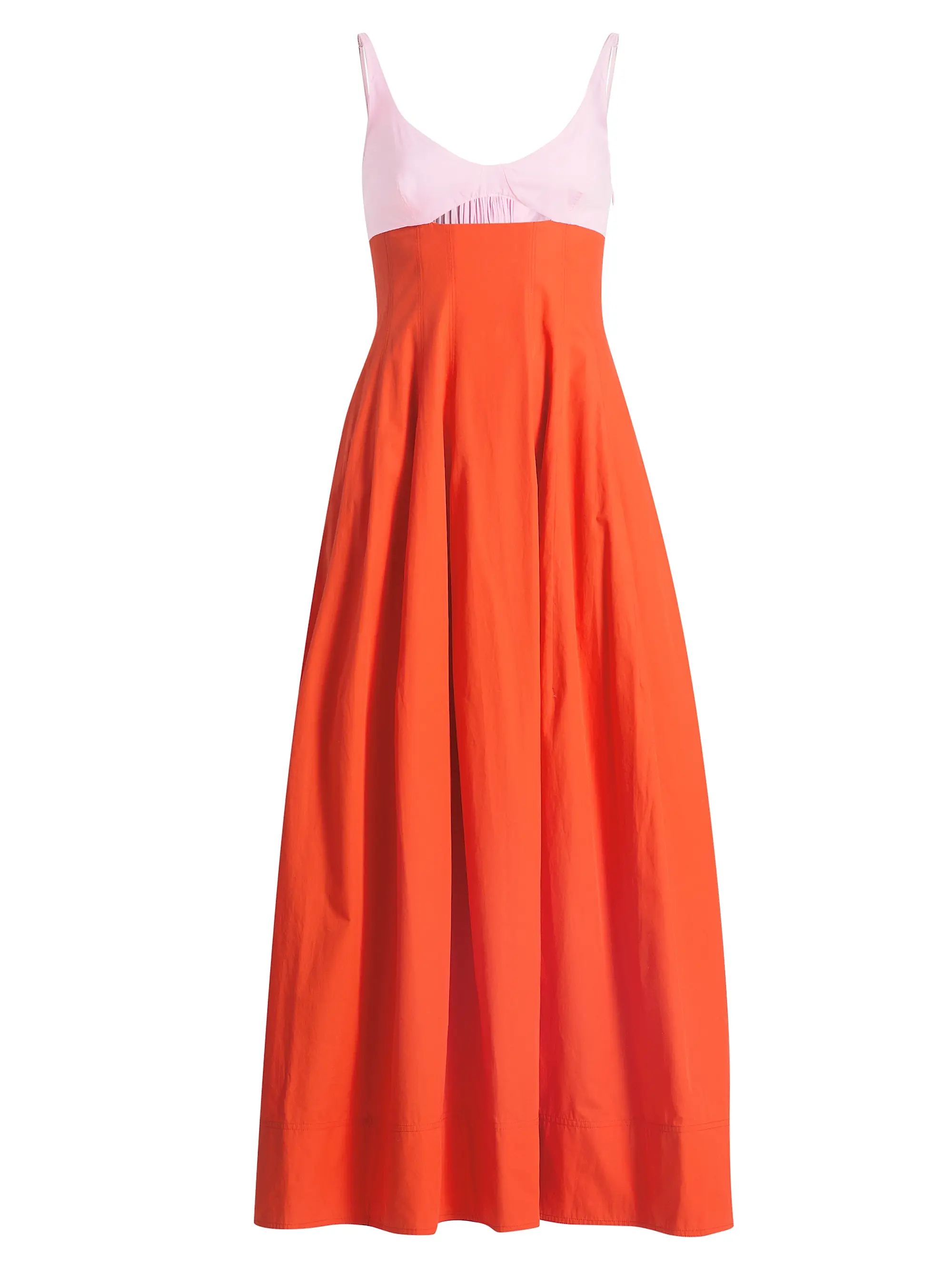 Madi Cotton-Blend A-Line Midi-Dress