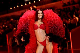 Bella Hadid on the Victoria's Secret 2024 runway