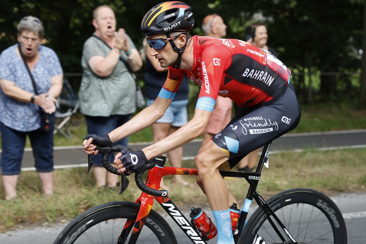 Vuelta Espana 2022 77th edition 2nd stage sHertogenbosch Utrecht 1751 km 20082022 Wout Poels NED Bahrain Victorious photo Rafa GomezSprintCyclingAgency2022