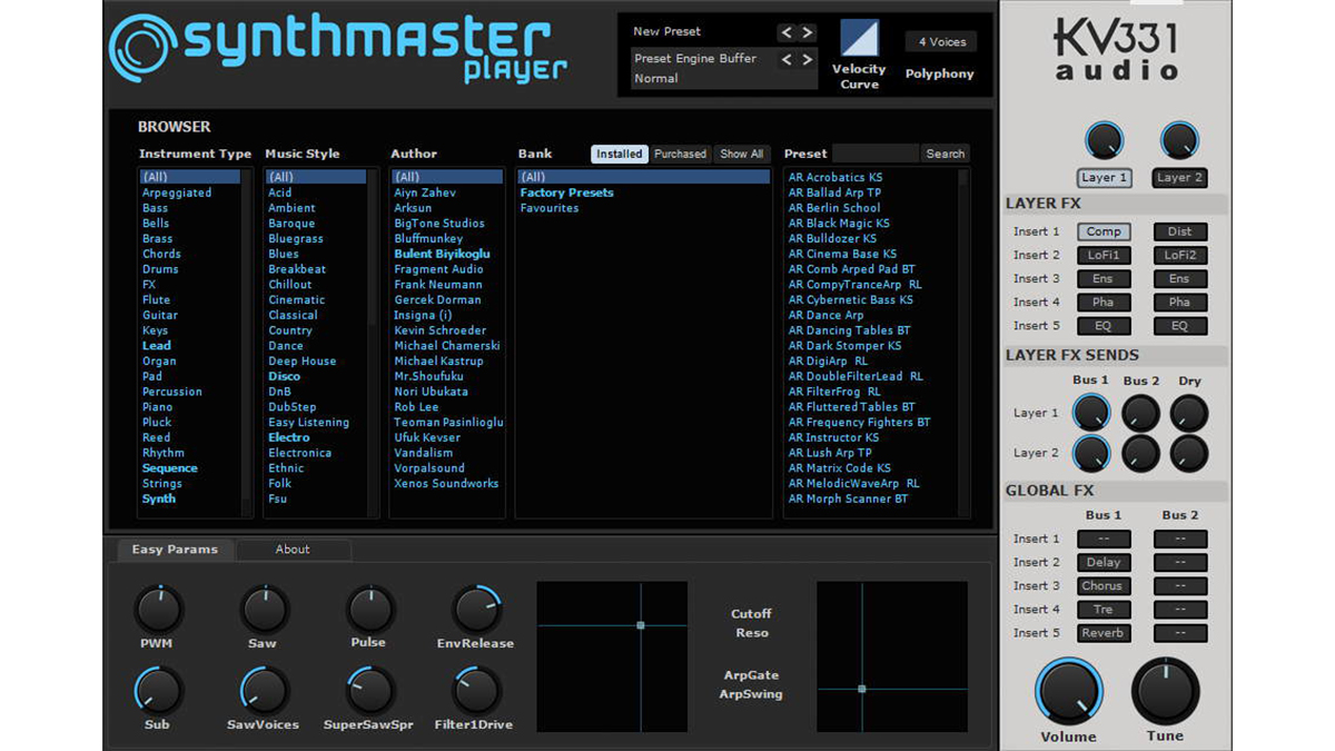 KV331 Audio Synthmaster
