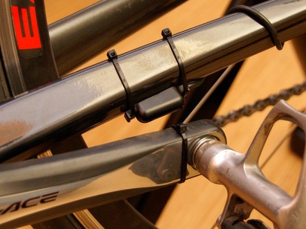 A wired cadence sensor is included though it has to be attached with zip-ties which makes swapping between multiple bikes cumbersome