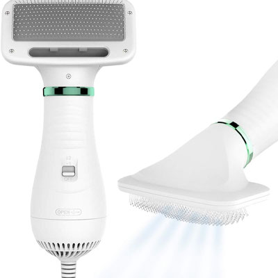 white pet hairdryer