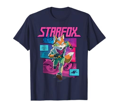 The Super Mario Galaxy Movie Starfox Fox Mccloud Action T-Shirt