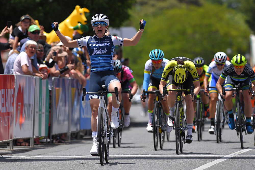 Letizia Paternoster wins at Women's Tour Down Under with new Trek-Segafredo team