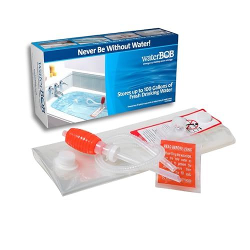 waterBOB Bathtub Emergency Water Storage Bladder (100 Gallon Capacity)