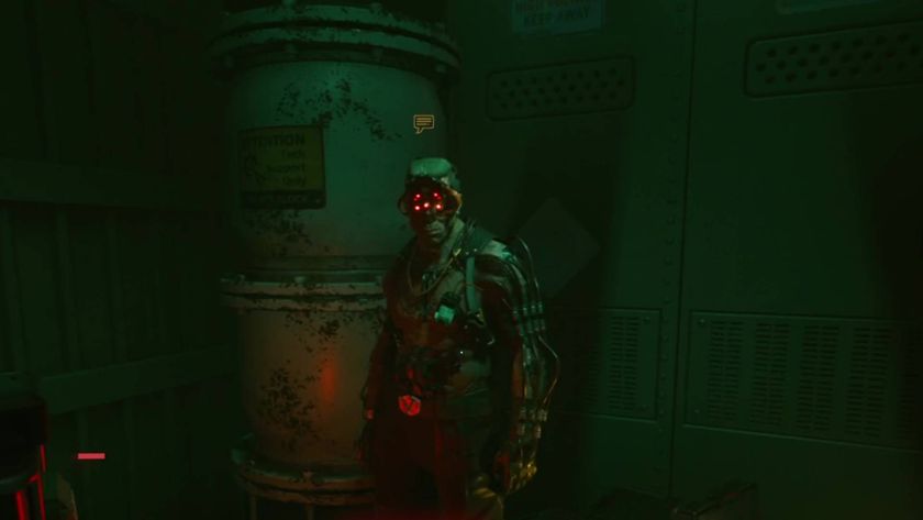 Brick in Cyberpunk 2077, shortly after freeing him.