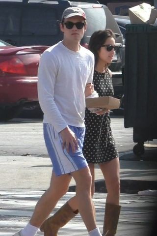 Olivia Rodrigo and Louis Partridge are spotted sharing affectionate moments after a lunch outing in Los Angeles. The pair appeared cozy as they enjoyed each other’s company, fueling romance rumors on Feb. 3.