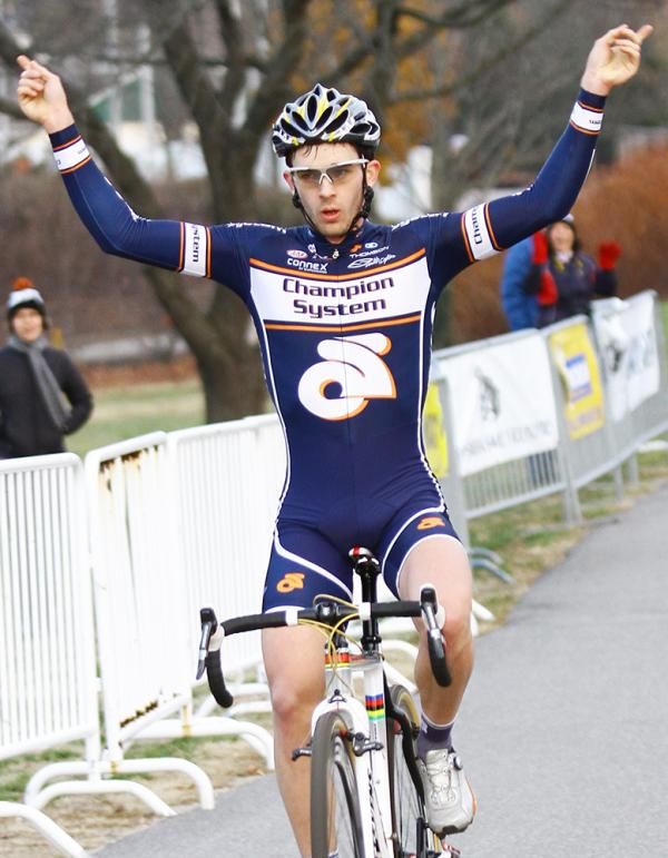 Nicholas Keough (Champion System p/b Keough Cyclocross take the win.