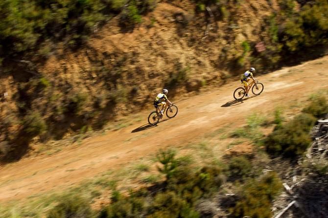 Overall winners Jaroslav Kulhavy &amp; Christoph Sauser of Burry Stander-Songo