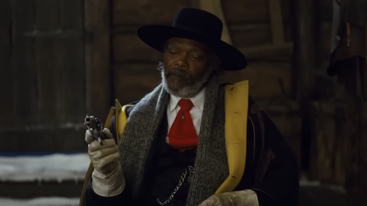 Samuel L. Jackson in The Hateful Eight. He will be starring in Afterburn.