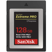 SanDisk 128GB Extreme PRO CFexpress Card Type B card |