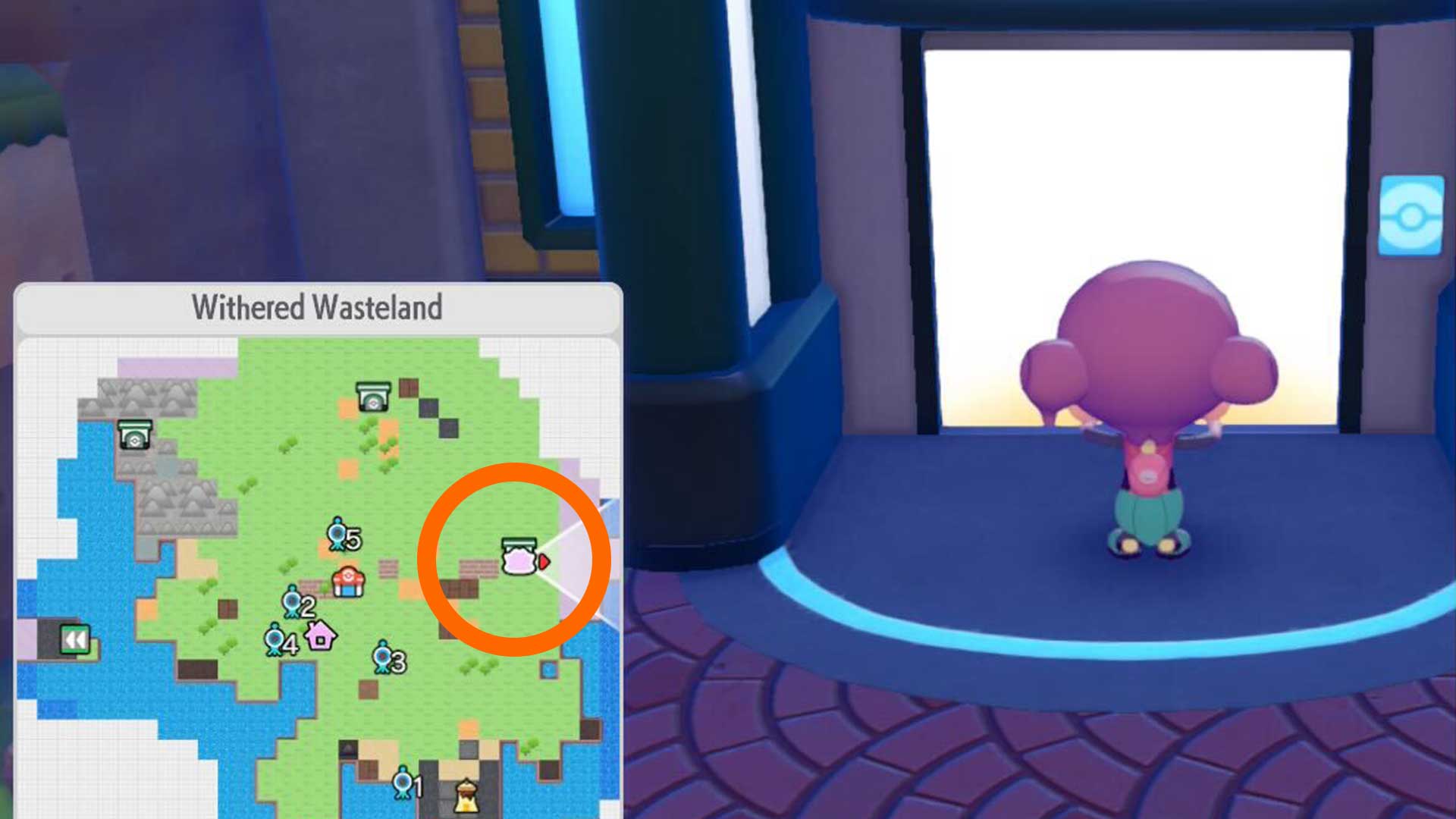 Location of Bleak Beach in Pokemon Pokopia