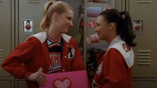 Brittany and Santana in Glee.