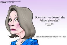 Political Cartoon U.S. Nancy Pelosi&nbsp;salon
