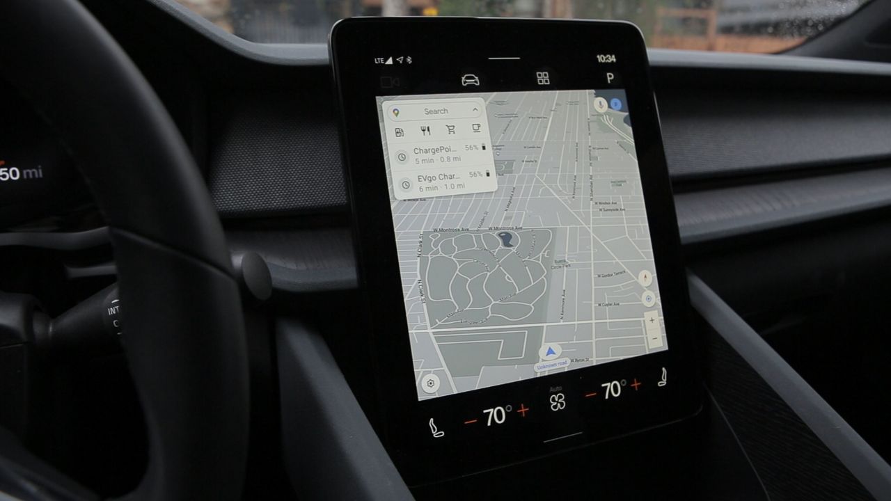 Android Automotive in the Polestar 2