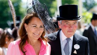 Carole Middleton and Michael Middleton attend day 1 of Royal Ascot at Ascot Racecourse on June 14, 2022 in Ascot, England.