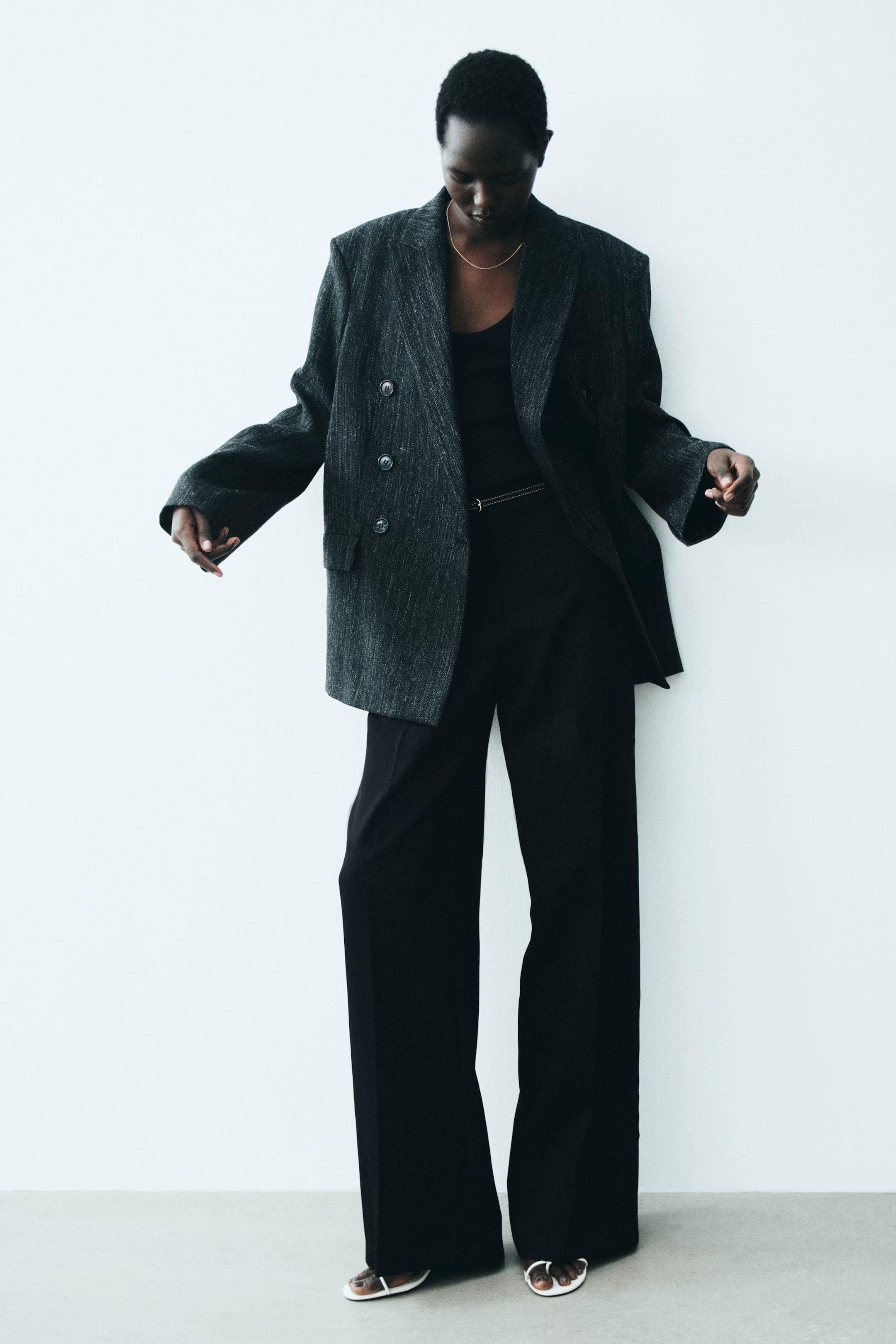 Wide Tailored Trousers