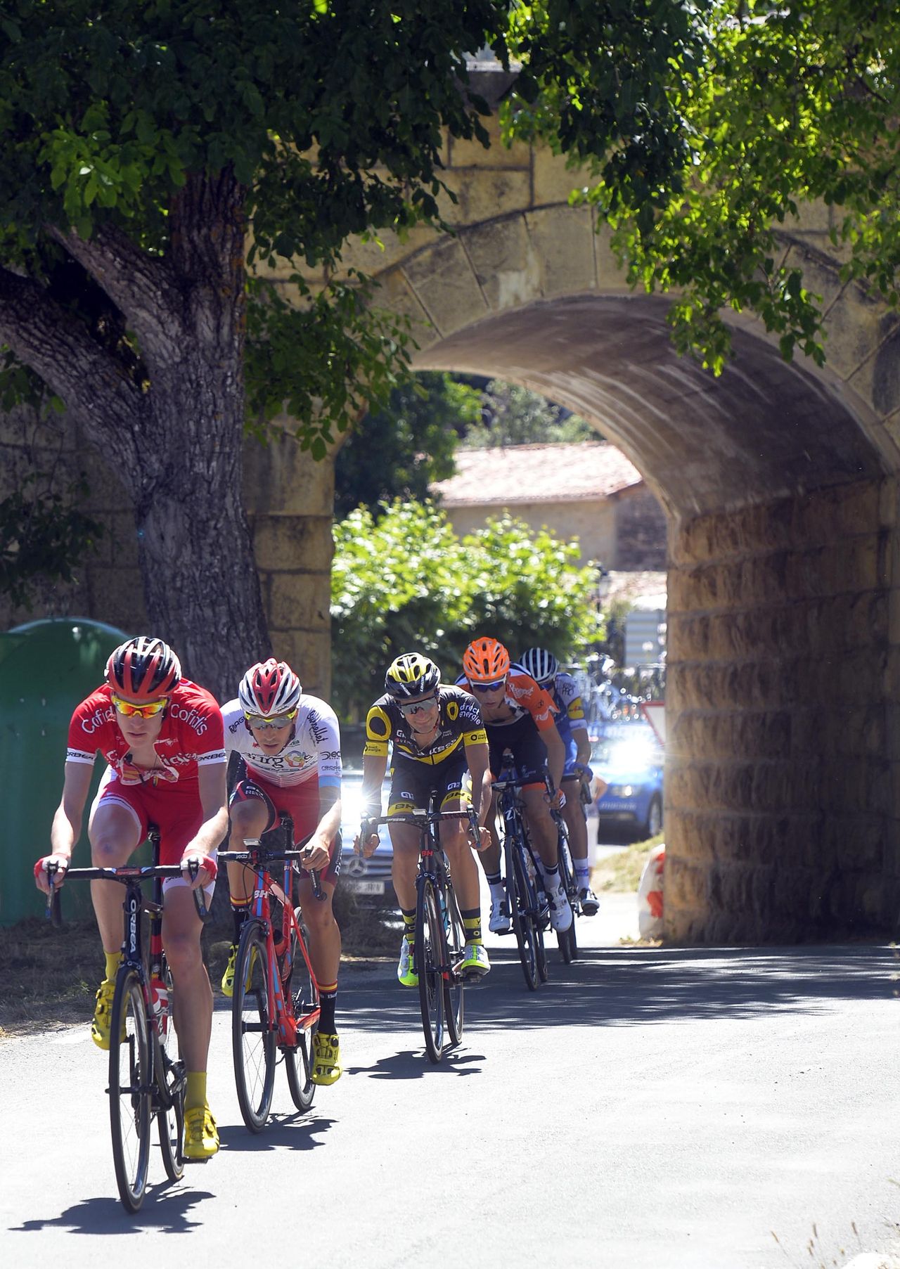 The breakaway in action
