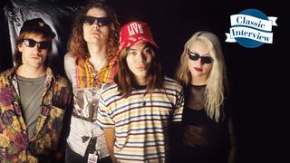 Smashing Pumpkins, Billy Corgan, James Iha, D'arcy Wretzky, Jimmy Chamberlin, Rock Werchter Festival, Werchter, Belgium, 05/07/1992