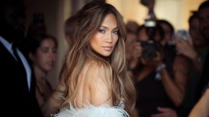 Jennifer Lopez attends Celia Kritharioti show during Paris Fashion Week, July 09, 2026
